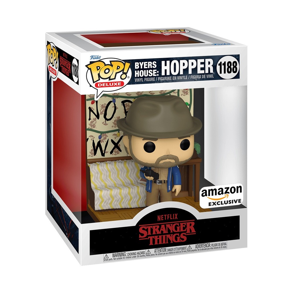 Funko Pop Deluxe Stranger Things Byers House Hopper Amazon Exclusive 1188 62290